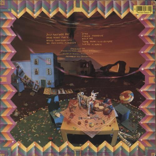 Oingo Boingo Dead Man's Party US vinyl LP album (LP record
